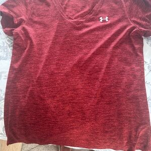 LG Red Relaxed Short Sleeve T-Shirt
